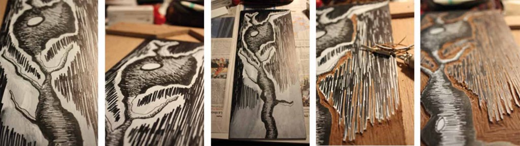 Filiforme 2 Photos lors de la réalisation