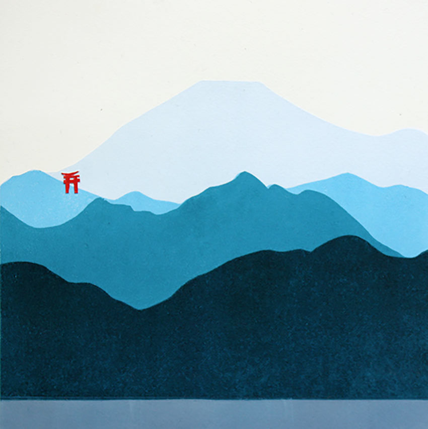 Paysage Myajima Japon